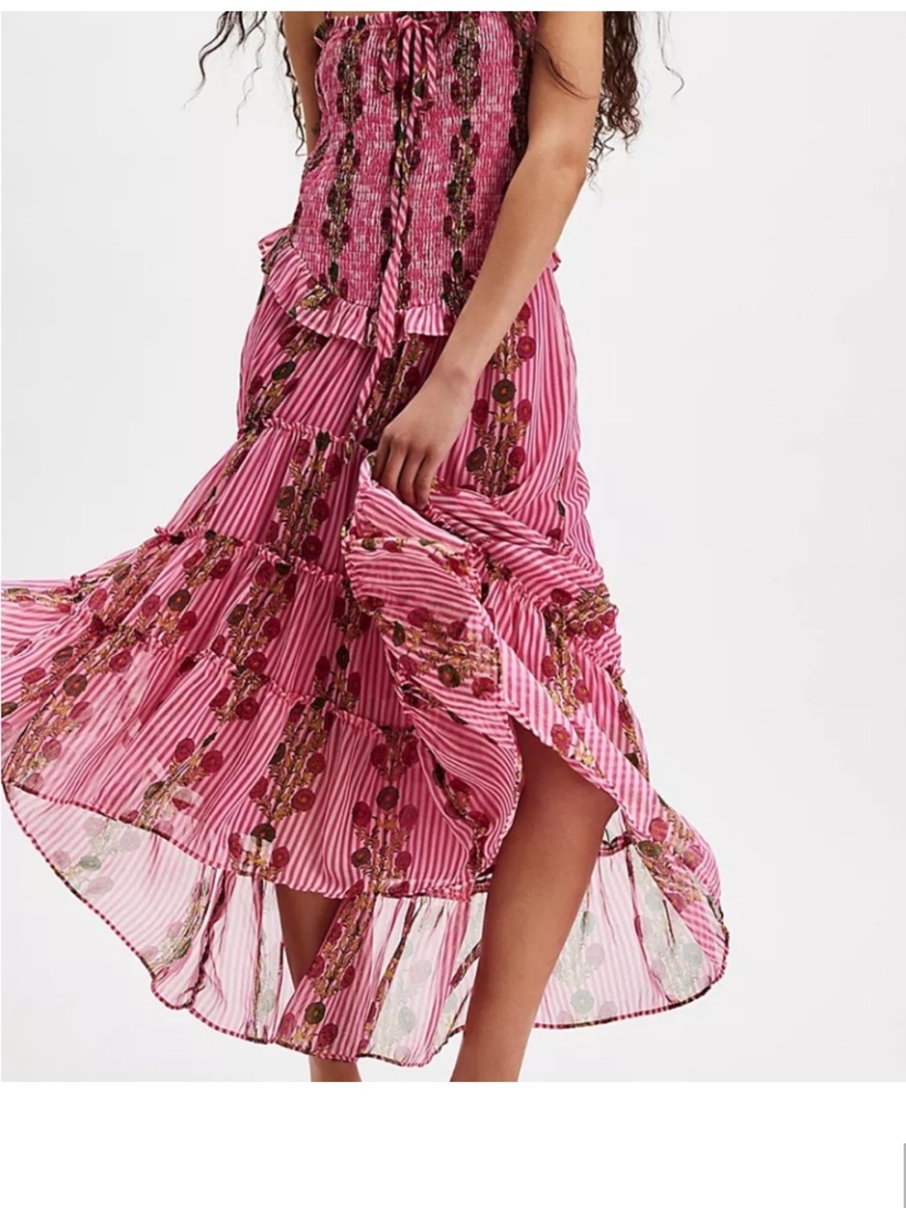 Free People $168
Alejandra Strapless Midi Dress in Hot Pink Combo
Size Small - Picture 4 of 8